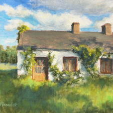 A Cottage in Clonshanny oil 8x10 1