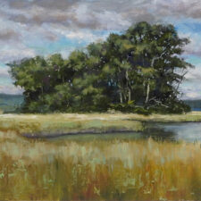 A Stand Among the Marsh oil 8x16 1
