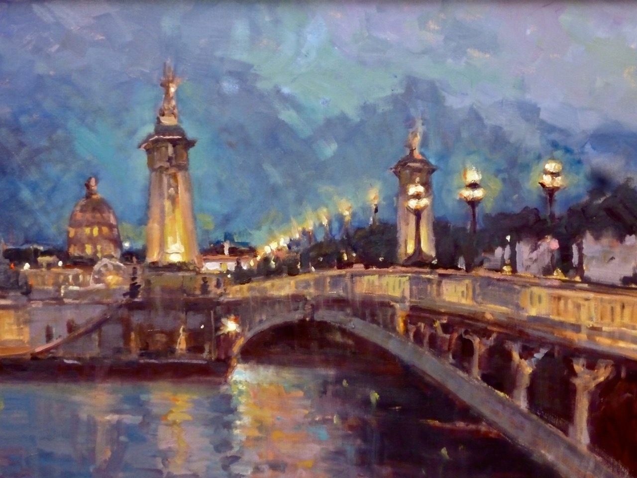 Dean Night Lights in Paris 20x24 1