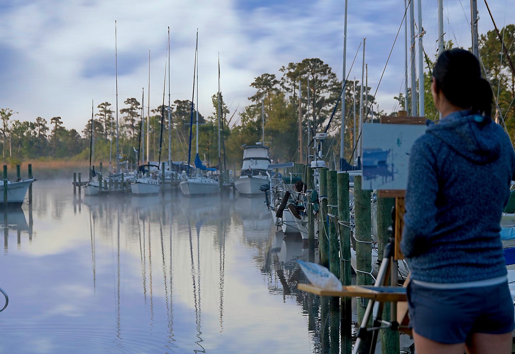Gallery Talk with the Pros-Tools of the Trade – Mediums & plein air painting setups used by professional artists