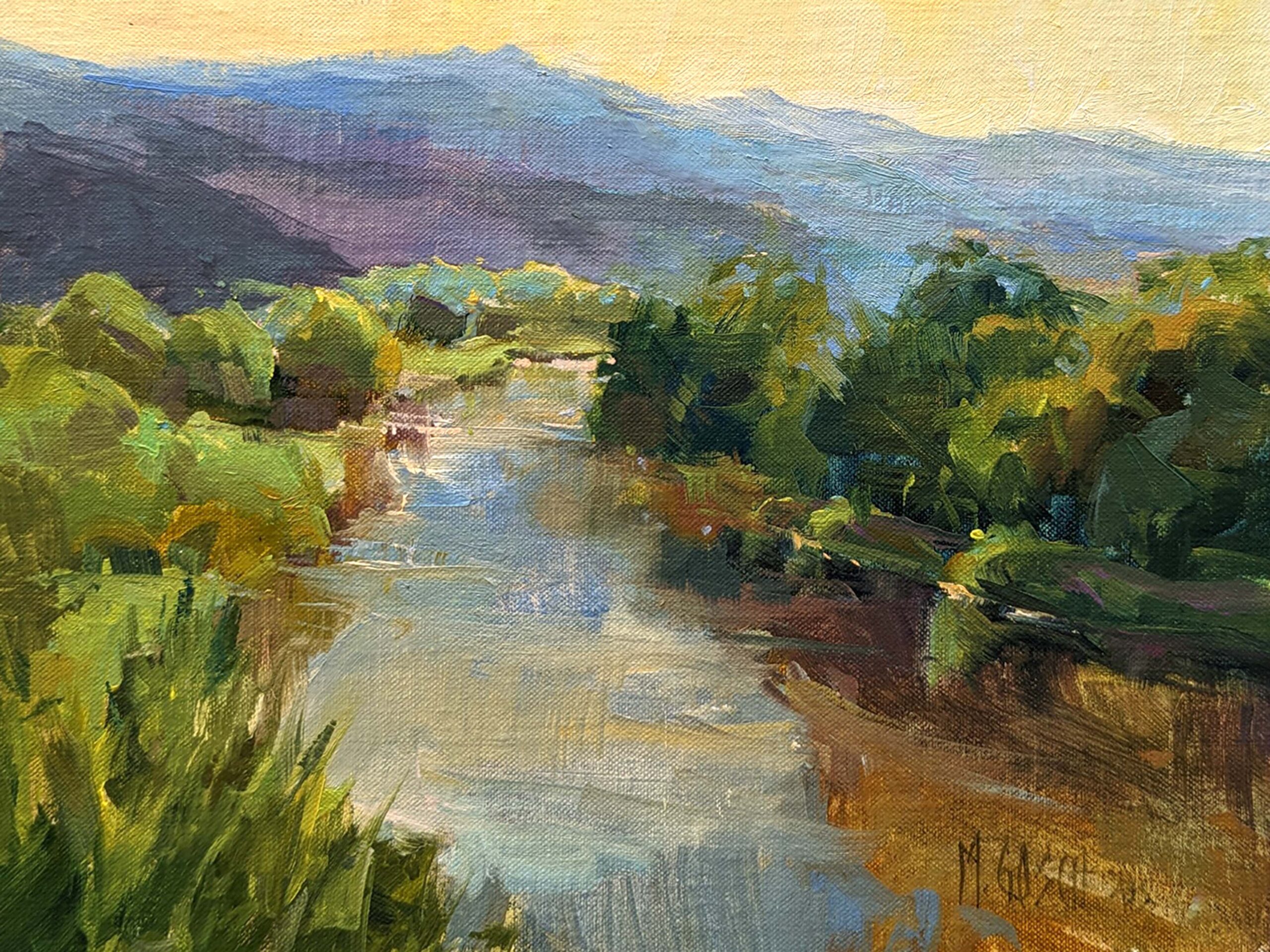 Millie Gosch Idaho River 9x12 Oil On Panel 1 scaled