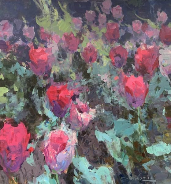 Tulips in Bloom Gibbs Garden 30x36