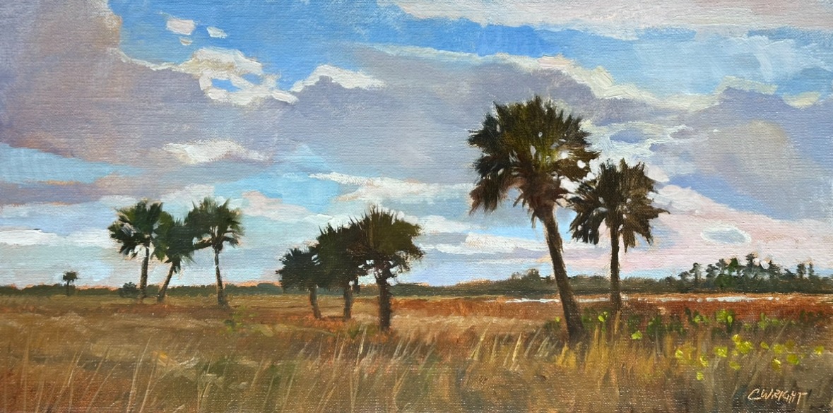 Cory Wright  demonstrates in New Bern – View of bridge over Brices Creek from behind the NC History Center